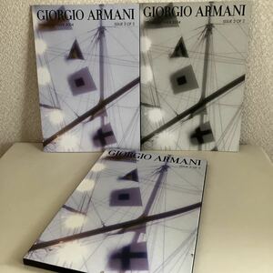 GIORGIO ARMANI アルマーニ 2004 春夏コレクション カタログ ブティック 冊子 ２冊セット