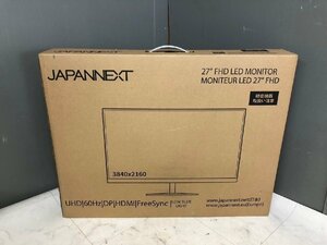 NI030242◆JAPANNEXT ジャパンネクスト◆JN-V27UHD-IPS-D 27インチ 液晶モニター ディスプレイ 4K 3840x2160 IPS DP HDMI 直取歓迎！