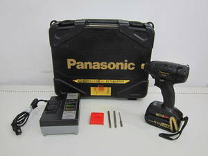 中古品 Panasonic パナソニック 充電式インパクトドライバー EZ7544 バッテリー 充電器 ケース付