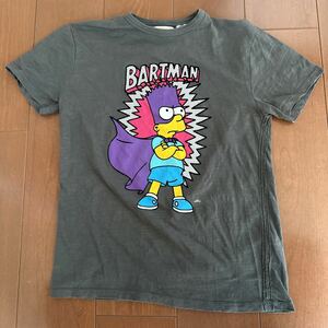 ザラ ZARA シンプソンズ the Simpsons Tシャツ 140 バート　BART kids キッズ