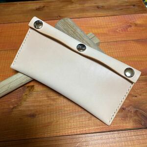 GTR 手作り 手縫い 革 レザー 財布 ケース 9x19cm 94