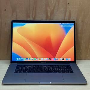 放電回数46回◆Macbook Pro A1707◆Core i7-7820HQ◆メモリ16GB◆SSD512GB◆Touch Bar◆Radeon Pro 560◆mac OS Ventura