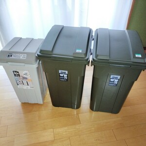 未使用　ゴミ箱　ペール　日本製　3個 70L 70L 33L