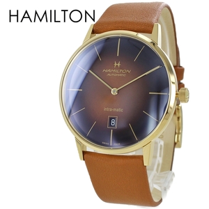 記念日ギフト ハミルトン 腕時計 メンズ 自動巻き ブラウン 記念日 2024 誕生日プレゼント
