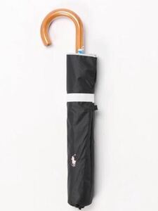 匿名配送　送料無料　新品　ラルフローレン　日傘　折りたたみ傘　ブラック　婦人　晴雨兼用パラソル