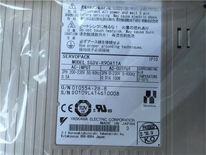 新品 YASKAWA / 安川電機 SGDV-R90A11A サーボドライバー 【６ヶ月保証】