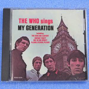 CD　ザ・フー　THE WHO / THE WHO SINGS MY GENERATION　1986年　US盤　