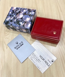 ROLEX ロレックス 箱 時計 収納箱 69173 用 収納ケース BOX 14.00.02 取り扱い説明書付き 外箱 付き 時計なし 箱のみ 保管品