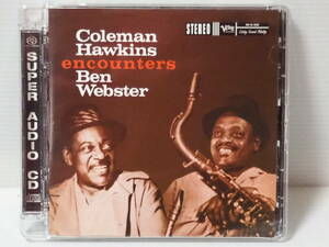 【高音質盤SACD】COLMAN HAWKINS コールマン・ホーキンス / encounters BEN WEBSTER ハイブリッド （Analogue Productions製）