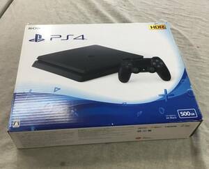 現状品 PlayStation 4 ジェット・ブラック 500GB CUH-2200A 