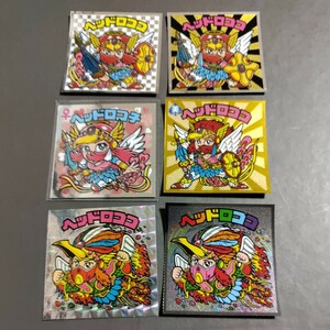 ヘッドロコ子 ヘッドロココ ヘッド 超美品 ビックリマン 天使 レア キラ 当時物 本物 セット 復刻版 伝説 20th Anniversary 裏ビックリマン