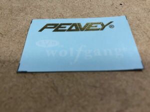Peavey Wolfgang ネックヘッド ロゴ デカール #DECAL-PEAVEY-WOLFGANG