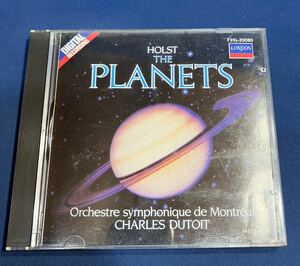 CD ホルスト 組曲「惑星」デュトワ