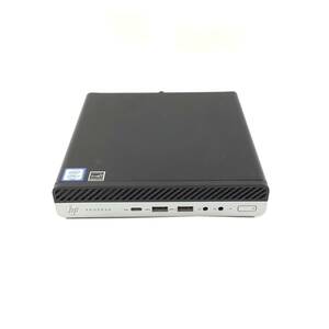 S6051567 HP ProDesk 600 G4 Desktop Mini PC 1点【通電OK、本体のみ、AC欠品】