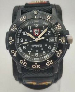  【稼働品】LUMINOX ルミノックス NAVY SEAL 3000/3900 V3 ネイビーシールズ 39mm幅ベルクロバンド ケース付