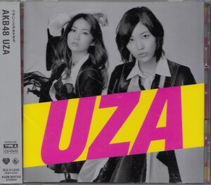 即決１【AKB48/CD+DVD「UZA」Type-A】●帯付/ 良品