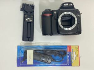 【ジャンク】Nikon デジタル一眼レフカメラ D80 純正三脚 リモートスイッチN2（ニコン用）