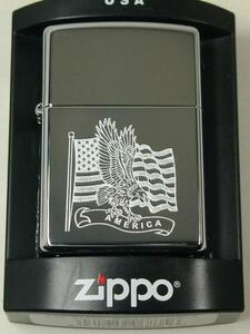 2005年 Zippo イーグル・フラッグ　USA直 #250新品（C）