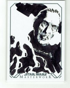 【Count Dooku/ドゥークー伯爵】2015 Topps Star Wars Master Work スケッチカード