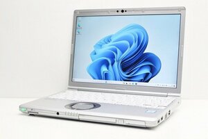 1円スタート ノートパソコン Windows11 Panasonic レッツノート CF-SV7 DVDマルチ 第8世代 Core i5 SSD256GB メモリ8GB Windows10 カメラ