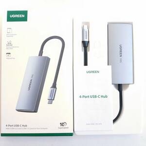 「一円スタート」UGREEN USB Cハブ 4ポート CM480 P/N:30758「1円」AKI01_2414