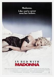 海外ポスター『イン・ベッド・ウィズ・マドンナ』（Truth or Dare、In Bed With Madonna）★ブロンド・アンビション・ツアー