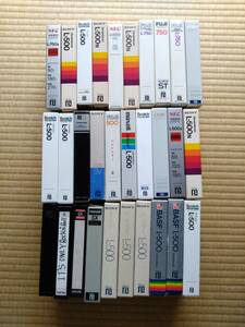 使用済みベータビデオテープ30本セットジャンク品 beta β SONY