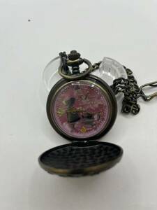 懐中時計　アンティーク チェーン 昭和レトロ 不思議の国のアリス　レディース時計