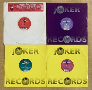 Joker Records レコード4枚セット ドラムベース ◎ Drum&Bass / Drum