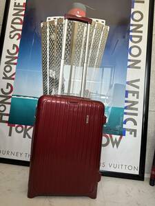 【即決/即納】！機内持ち込みサイズ！ RIMOWA リモワ SALSA DELUXE サルサデラックス スーツケース レッド 赤 仕切り2枚完備 853.52 本物