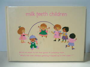 昭和レトロ YOUNG KOKUYO ヤングコクヨ milk teeth childrenシリーズ サイン帳（なわとび） 未使用デッドストック品 1970～80年代