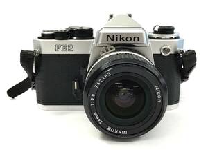 Nikon FE2 カメラ ボディ シルバー レンズ NIKKOR 24mm 1:2.8 一眼レフ フィルムカメラ 日本製 ニコン 