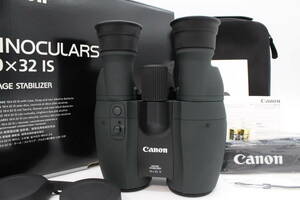 ＜＜メーカー保証付き（2025年2月まで）！！＞＞【極美品】CANON キヤノン 双眼鏡 BINOCULARS 10×32 IS #LE2024084