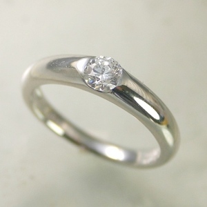 婚約指輪 プラチナ ダイヤモンド リング 0.3カラット 鑑定書付 0.344ct Dカラー VVS1クラス 3EXカット H&C CGL