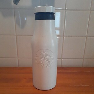 STARBUCKS スターバックス ステンレス ロゴボトル 　ホワイト 473ml 送料520円