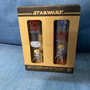 新品 スターウォーズ DARTH VADER and son グラス 2個セット ペアグラス STAR WARS ガラスコップ タンブラー