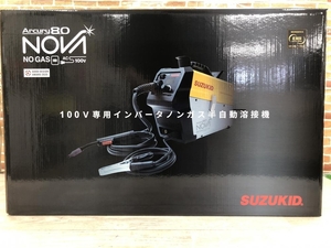 003☆未使用品☆SUZUKID スズキッド 100V専用インバータノンガス半自動溶接機 Arcury80 NOVA SAYI-80N 定格入力電流25.5Aモデル