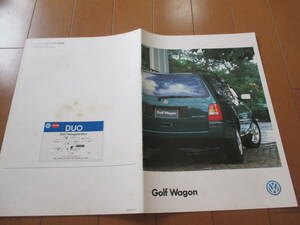 庫34775　カタログ ■Volkswagen　●Ｇｏｌｆ　Ｗａｇｏｎ　ゴルフ　ワゴン●2007　発行●18　ページ