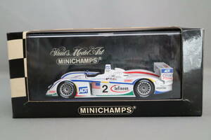 ミニチャンプス アウディ R8 ADT Champion Racing 2004 ル・マン24時間（Minichamps Audi R8 24h Le Mans 2004）1/43スケール