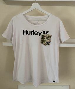 Hurley ハーレー Tシャツ 半袖 胸ポケット 白 サイズS