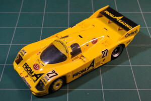 Qm847 1:24 フロム エー ポルシェ 世界スポーツプロトタイプ選手権 完成品 From A Porsche 962C #27 1988 WEC IN JAPAN 60サイズ