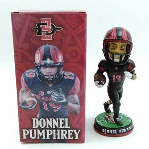 【中古】サンディエゴ州立アステカズ バブルヘッド #19 DONNEL PUMPHREY ドネル・パンフリー Aztecs アメフト