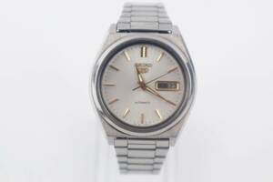 セイコー5　SEIKO5　メンズ腕時計　自動巻き　7009-876A　稼働品