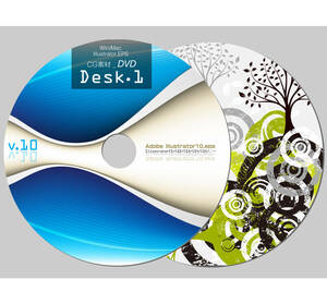 Adobe Master Collection CS5以上推奨,美しいコンピュータグラフィック集/ポスターや表紙等に/DVD2枚(Adobe CC=Illustrator/Phtoshop完動）