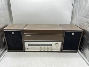 【1円スタート】COLUMBIA 2S-30F 真空管式ステレオレコードプレイヤー AM/FMラジオ 昭和レトロ 当時物 ビンテージ コロンビア DM0425N