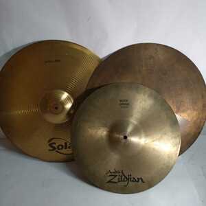 Zildjian（ジルジャン）シンバル　他　3枚まとめて　現状　　