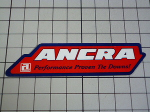 正規品 ANCRA ステッカー (92×22mm) アンクラ タイダウンベルト