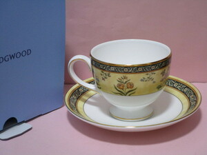 新品　Wedgwood／ウェッジウッド　インディア（INDIA）　カップ＆ソーサー（リー）