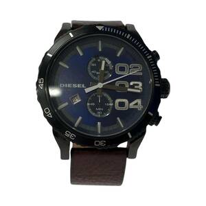 DIESEL ディーゼル DZ-4312 腕時計/ネイビー×ブラック×ブラウン メンズ