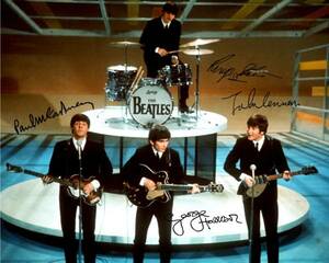 Something New1964年 ザ・ビートルズ The Beatles サイン フォト 他、1枚モノクロ写真付き
